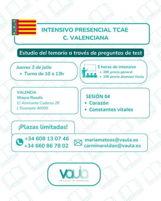 Presencial en Valencia, ¡jueves 3!